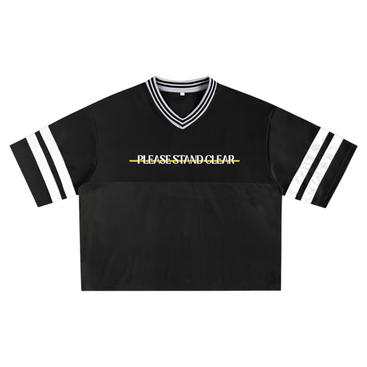 Please Stand Clear Mesh Boxy Jersey