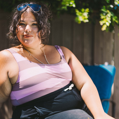 Cheshire Stripe One-Piece Swimsuit