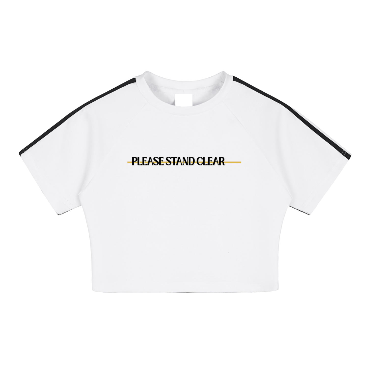 Please Stand Clear Crop Top