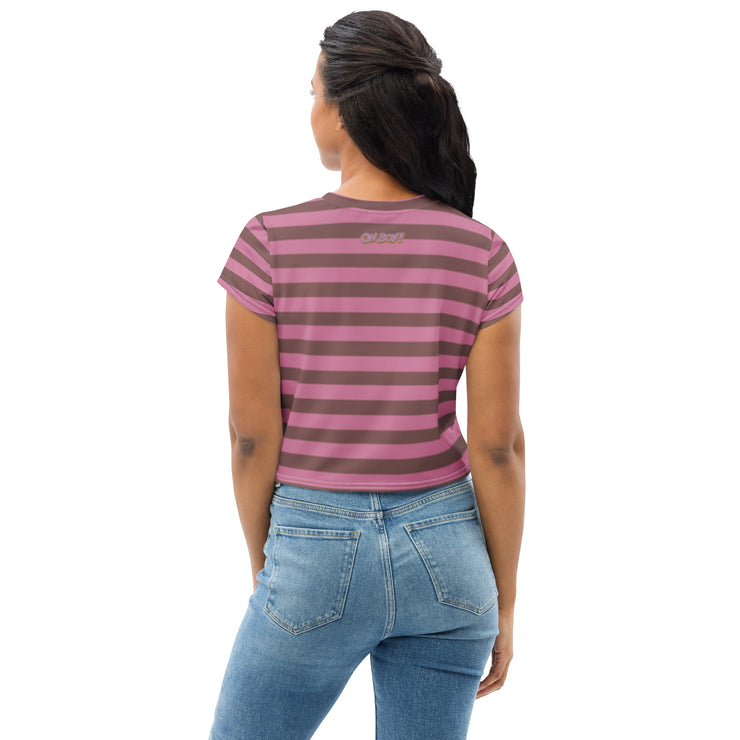 Cheshire Stripe Magic Cropped Tee
