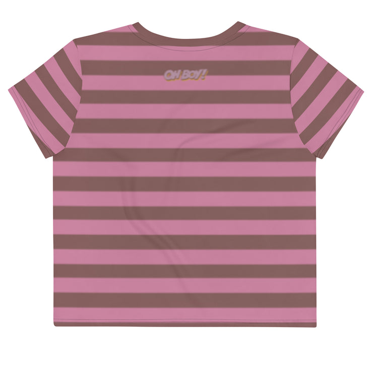 Cheshire Stripe Magic Cropped Tee