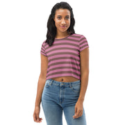 Cheshire Stripe Magic Cropped Tee