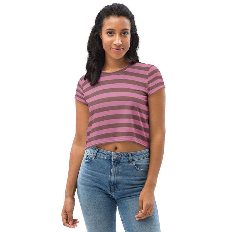 Cheshire Stripe Magic Cropped Tee