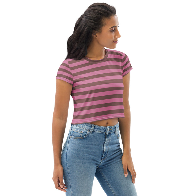 Cheshire Stripe Magic Cropped Tee