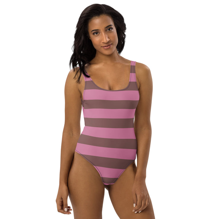 Cheshire Stripe One-Piece Swimsuit