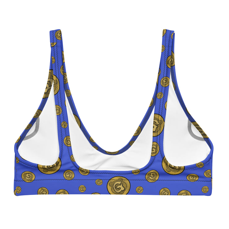 Gummi Blue Recycled Bikini Top