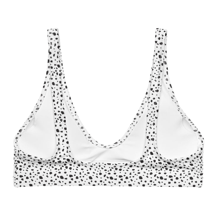 Dalmatian Recycled Bikini Top
