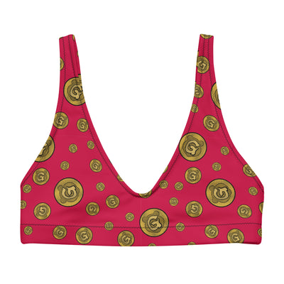 Gummi Red Recycled Bikini Top