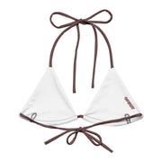 Cheshire Stripe Recycled String Bikini Top