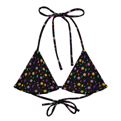 Powerline Recycled String Bikini Top