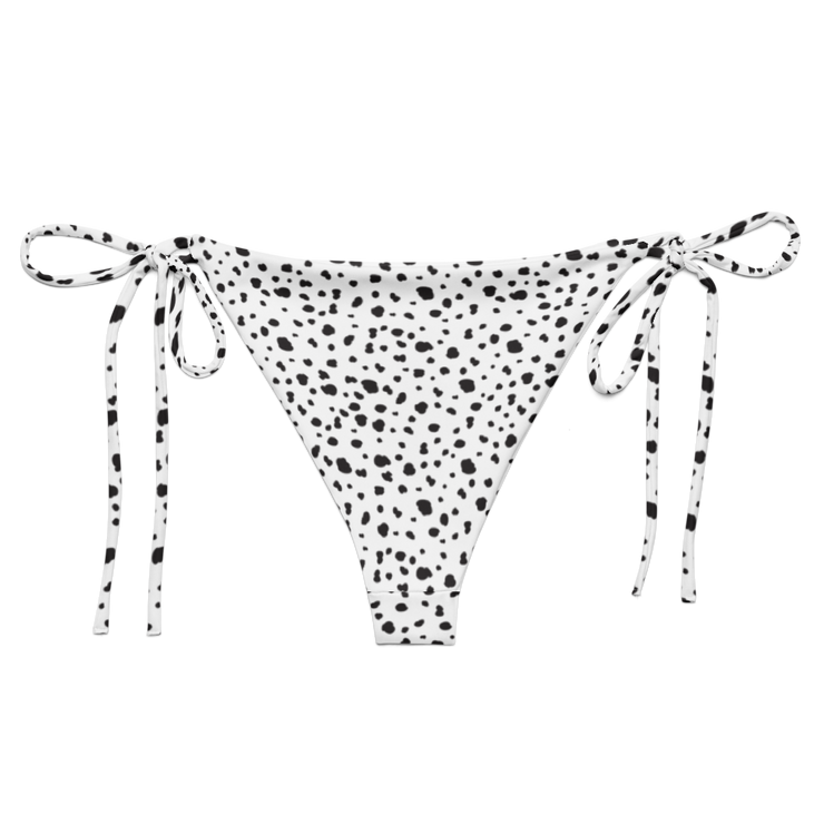 Dalmatian Recycled String Bikini Bottom
