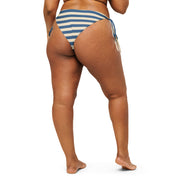 Smee Stripe Recycled String Bikini Bottom