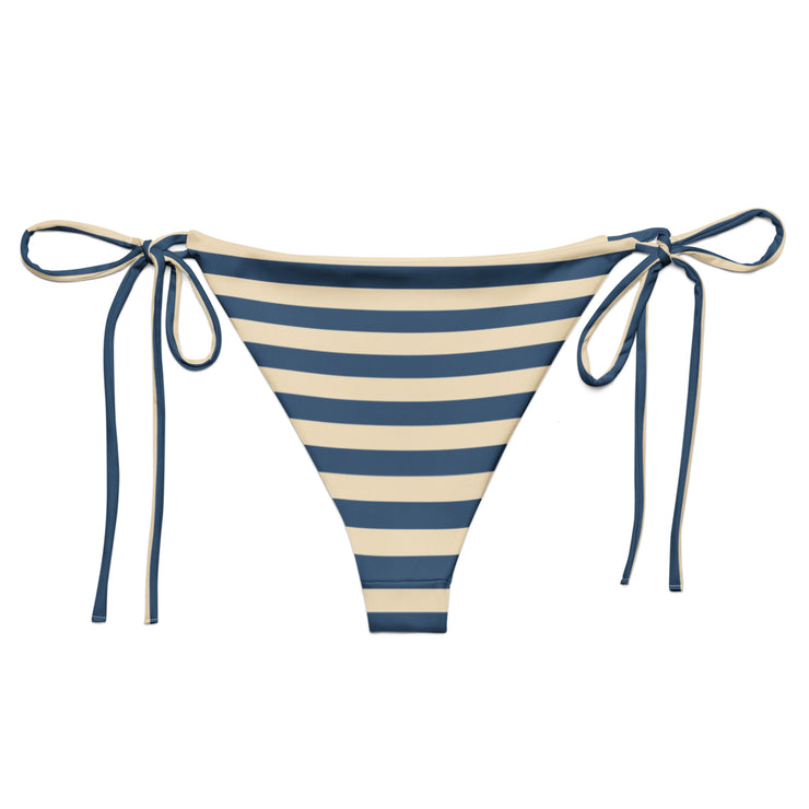 Smee Stripe Recycled String Bikini Bottom
