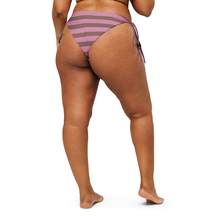 Cheshire Stripe Recycled String Bikini Bottom