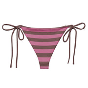 Cheshire Stripe Recycled String Bikini Bottom