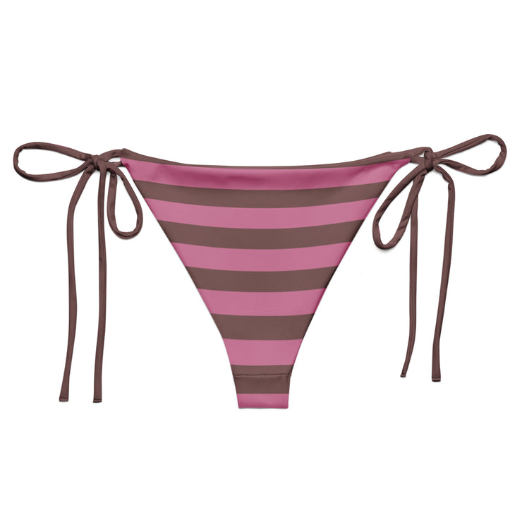 Cheshire Stripe Recycled String Bikini Bottom