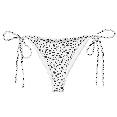 Dalmatian Recycled String Bikini Bottom