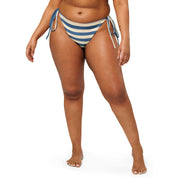 Smee Stripe Recycled String Bikini Bottom