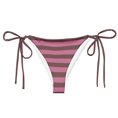 Cheshire Stripe Recycled String Bikini Bottom