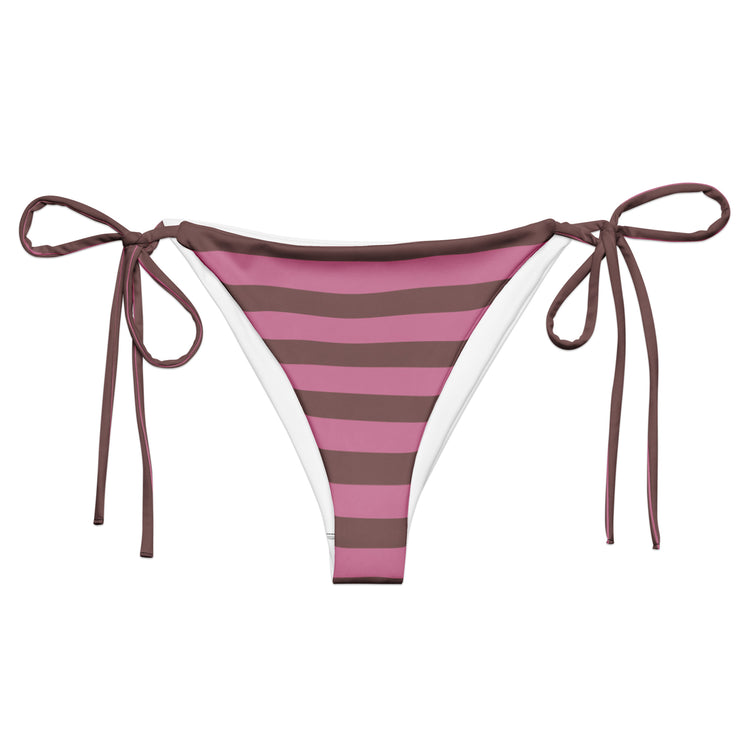 Cheshire Stripe Recycled String Bikini Bottom