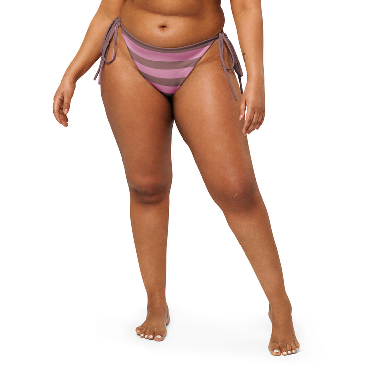 Cheshire Stripe Recycled String Bikini Bottom