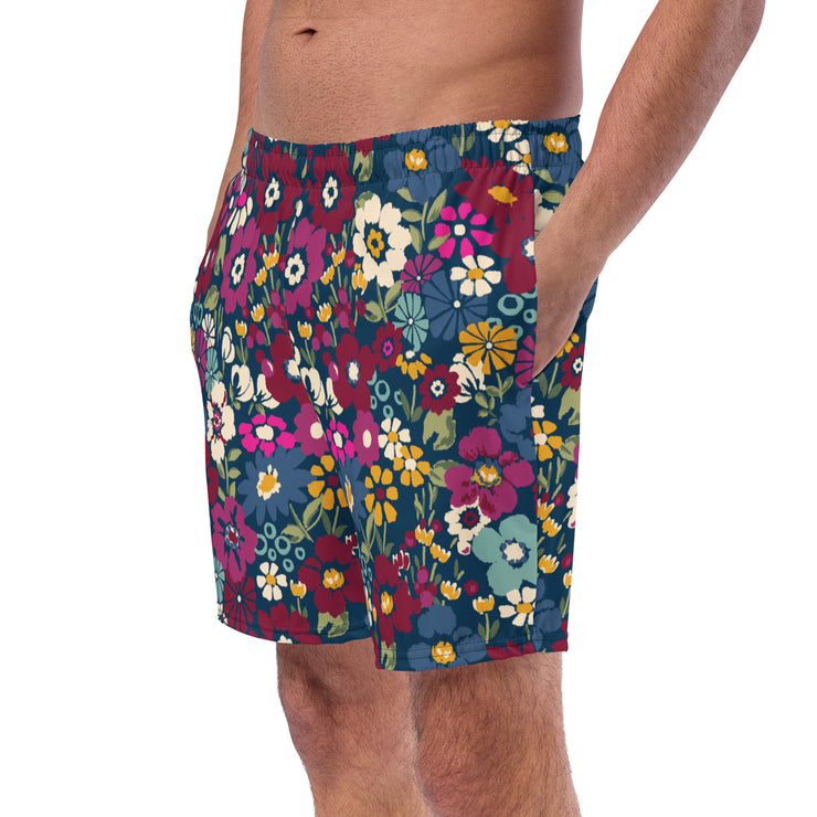 London Floral Recycled Swim Trunks