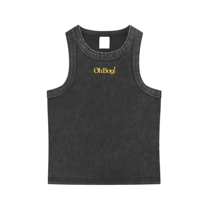 Signature Snow Washed Tank Top