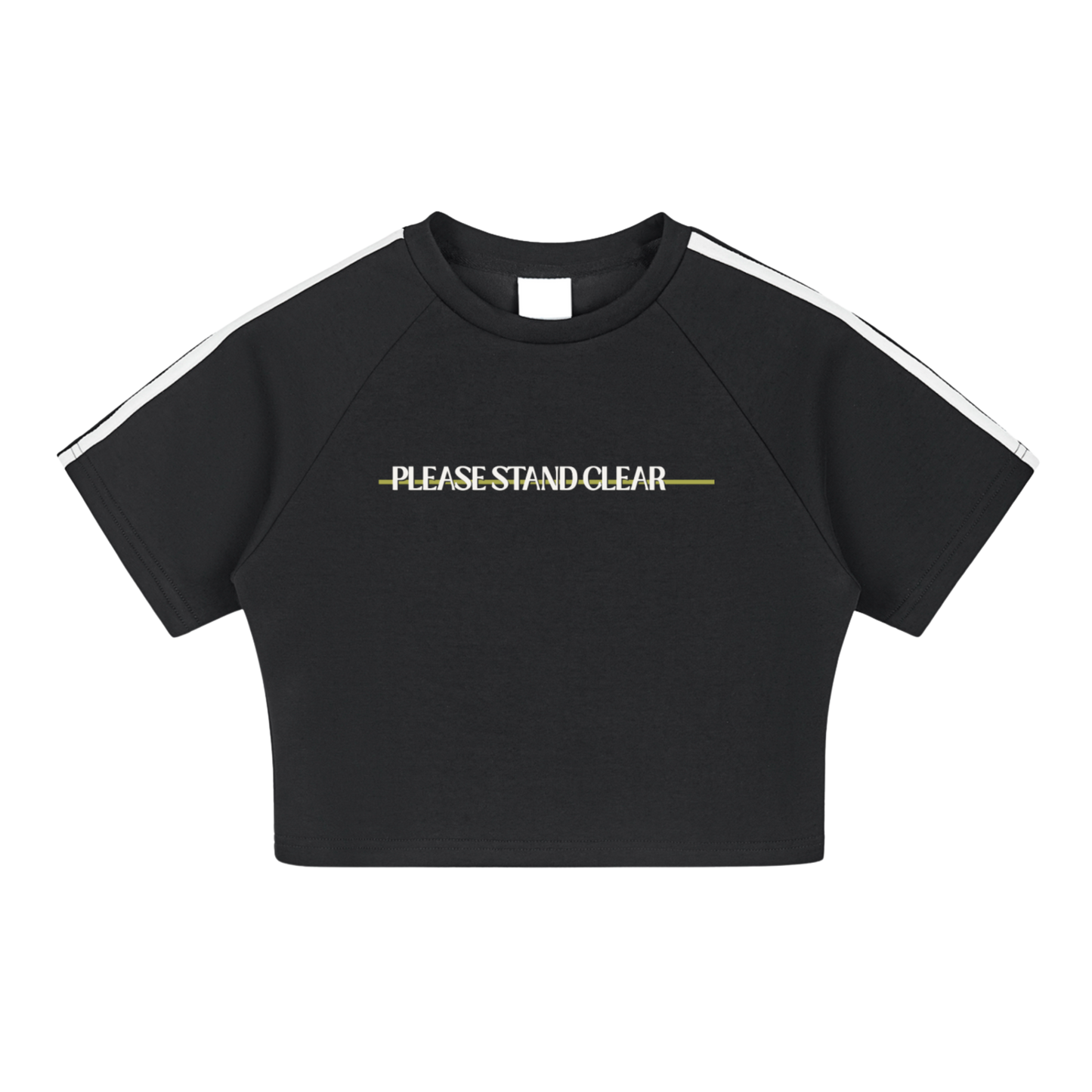 Please Stand Clear Crop Top